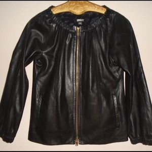 DKNY butter soft leather jacket